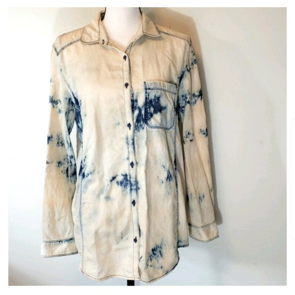 {Nordstrom} Rubbish Chambray Button Down Shirt M